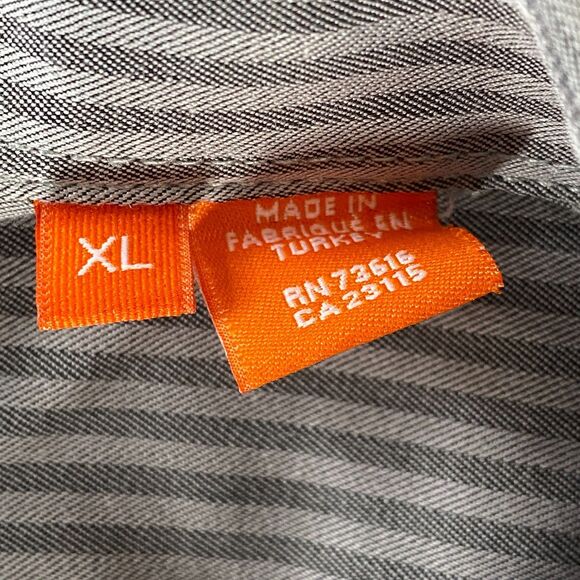 Hugo Boss Striped Cassette 2 Button Down Long Sleeve Shirt Men's Size XL - Picture 4 of 9